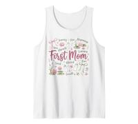 Design First Mom Blessed New Motherhood Mama Canotta