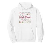 Design First Mom Blessed New Motherhood Mama Felpa con Cappuccio
