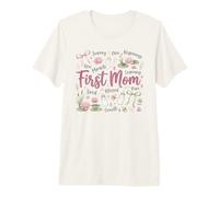 Design First Mom Blessed New Motherhood Mama Maglietta Premium