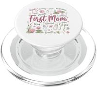 Design "First Mom Blessed New Motherhood Mama" PopSockets PopGrip per MagSafe