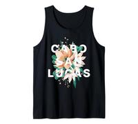 Design Floreale Tropicale di Cabo San Lucas, Mexico Beach Vibes Canotta