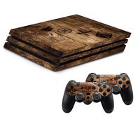 Design-Folie Skin Legno Gehäuse-aufkleber Vinile per PS4 Pro Console Controller