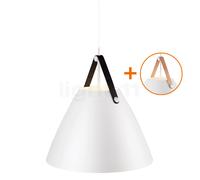 Design for the People Strap Lampada a sospensione, ø48 cm - bianco