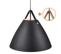 Design for the People Strap Lampada a sospensione, nero - ø68 cm