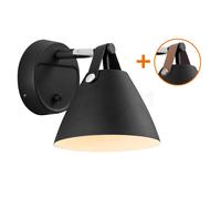 Design for the People Strap Lampada da parete, nero