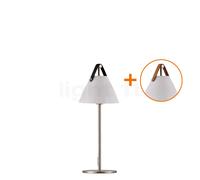 Design for the People Strap Lampada da tavolo Vetro opale, opale