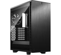 Design frattale Definire 7 Compact - Black, vetro temperato luminoso (casa, torre midi, vetrate, suono audio)