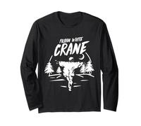 Design Fujian White Crane - Kung-fu cinese del sud Maglia a Manica