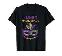 Design Funky Masquerade per celebrare Il Mardi Gras Maglietta