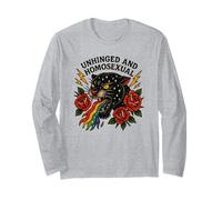 Design gay pride con pantera omosessuale e sconvolgente Maglia a Manica