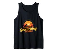 Design Geocaching Perfetto per Gli Amanti dell'avventura all'Aria Aperta, GPS Canotta