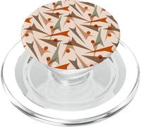 Design geometrico astronavi atomiche moderne della metà del secolo PopSockets PopGrip per MagSafe