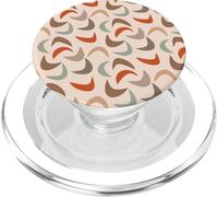 Design geometrico colorato Boomerang curvy moderno della metà del secolo PopSockets PopGrip per MagSafe