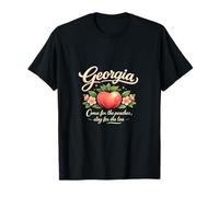 Design Georgia Peach And Tea State Pride Maglietta