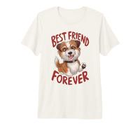 Design gioioso con Cucciolo Fedele Compagno per Sempre Maglietta Premium