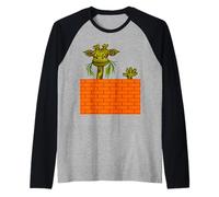 Design Giraff per Gli Amanti degli Animali e i custodi dello Zoo Maglia con Maniche Raglan