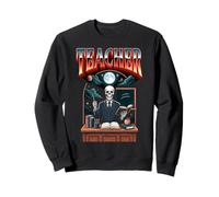 Design Gotico di Halloween con Scheletro dell'insegn Felpa