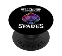Design grafico delle carte da gioco di picche per il giocatore di PopSockets PopGrip Adesivo
