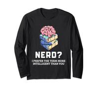 Design Grafico di Speed Cubing Nerd Humor Puzzle Cube Maglia a Manica