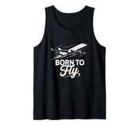 Design Grafico Divertente Born Fly di Born To Fly Canotta