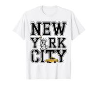 Design Grafico iconico Taxi Giallo di New York City Maglietta