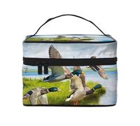 Design grande anatra, Borsa per il trucco Borsa per cosmetici Borsa da toilette da viaggio portatile Astuccio per matite Astuccio da toilette