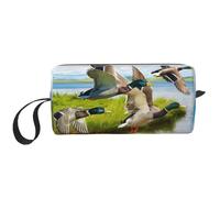 Design grande anatra, Borsa per il trucco Borsa per cosmetici Borsa da toilette da viaggio portatile Borsa per trucco Organizer