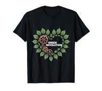 Design Green Revolution Gear Leaf Maglietta