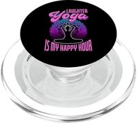 Design Happy Hour di yoga della risata PopSockets PopGrip per MagSafe