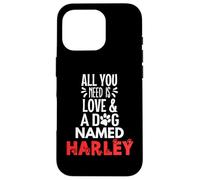 Design Harley con nome del cane - All You Need is Love! Custodia per iPhone 16 Pro