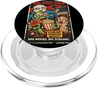 Design Horror Retro Zombie Monster Movie Drive-In PopSockets PopGrip per MagSafe