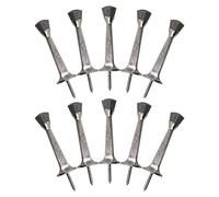 Design House 181735 rigid cast Door stop, 10-pack, nichel satinato