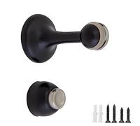 Design House 189316-MB - Fermaporta magnetico, confezione da 2, colore: Nero opaco