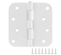 Design House 189381 4 x 4 5/8 pollici Radius Hinge, verniciato bianco, confezione da 9