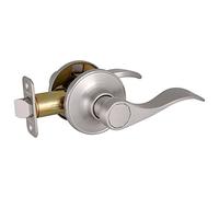 Design House 700484 Springdale 2-way latch Passage Door Handle, Adjustable Backset, finitura in nichel satinato