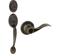Design House 700567 Coventry 2-way Entry set maniglia regolabile con leva, oil-rubbed Bronze