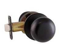 Design House Cambridge 778951 - Pomello per porta di passaggio regolabile a 2 vie, per corridoio, armadio, colore: nero opaco