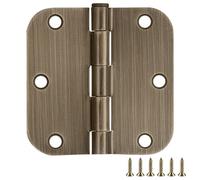 Design House Cardine per porta in ottone anticato, 8,9 cm, raggio 5/8", confezione da 12, 12 pezzi, 189753