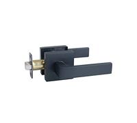 Design House Karsen 582395 - Leva per porta d'ingresso e armadio, stile contemporaneo, colore: nero opaco