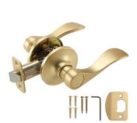 Design House Springdale 728899 - Maniglia per porta di ingresso e armadio, in oro satinato