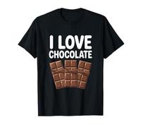 Design «I Love Chocolate Sweet Treat» Maglietta
