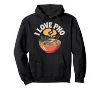 Design I Love Pho Soup Noodles Felpa con Cappuccio