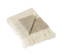 Design Imports India DII 100% Cotone Chevron Herringbone Throw per Interni/Esterni Campeggio BBQ, spiagge Everyday - Coperta 127 x 152,4 cm Chevron Nautical Blu Rugby Stripe Brown Rugby Stripe
