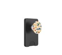 Design in stile paradiso tropicale, motivo spiaggia vibrazioni, estate PopSockets PopWallet per MagSafe
