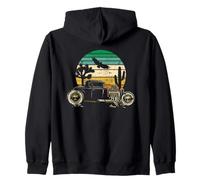 Design in Stile retrò Hotrod del Sud-Ovest degli Stati Uniti Felpa con Cappuccio