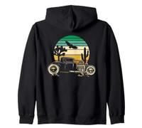 Design in Stile retrò Hotrod del Sud-Ovest degli Stati Uniti Felpa con Cappuccio