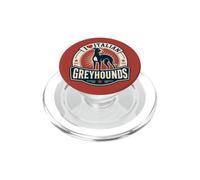 Design in stile vintage per amanti dei cani levrieri italiani PopSockets PopGrip per MagSafe