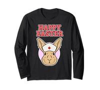 Design infermiera per Pasqua - Happy Easter Maglia a Manica