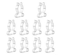 Design innovativo, set di 10 resistenti clip a molla in spugna, perfettamente adatte per le esigenze di organizzazione domestica (28 mm)