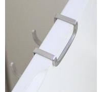 Design innovativo set di due ganci da porta in acciaio inox per un facile accesso a, borse e altro ancora